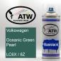 Preview: Volkswagen, Oceanic Green Pearl, LC6X / 8Z: 400ml Sprühdose, von ATW Autoteile West.